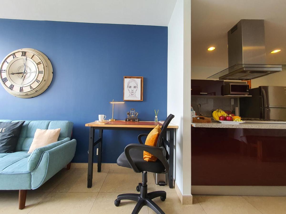 Blue Horse Apartment In New Polanco. Mexico City Ngoại thất bức ảnh