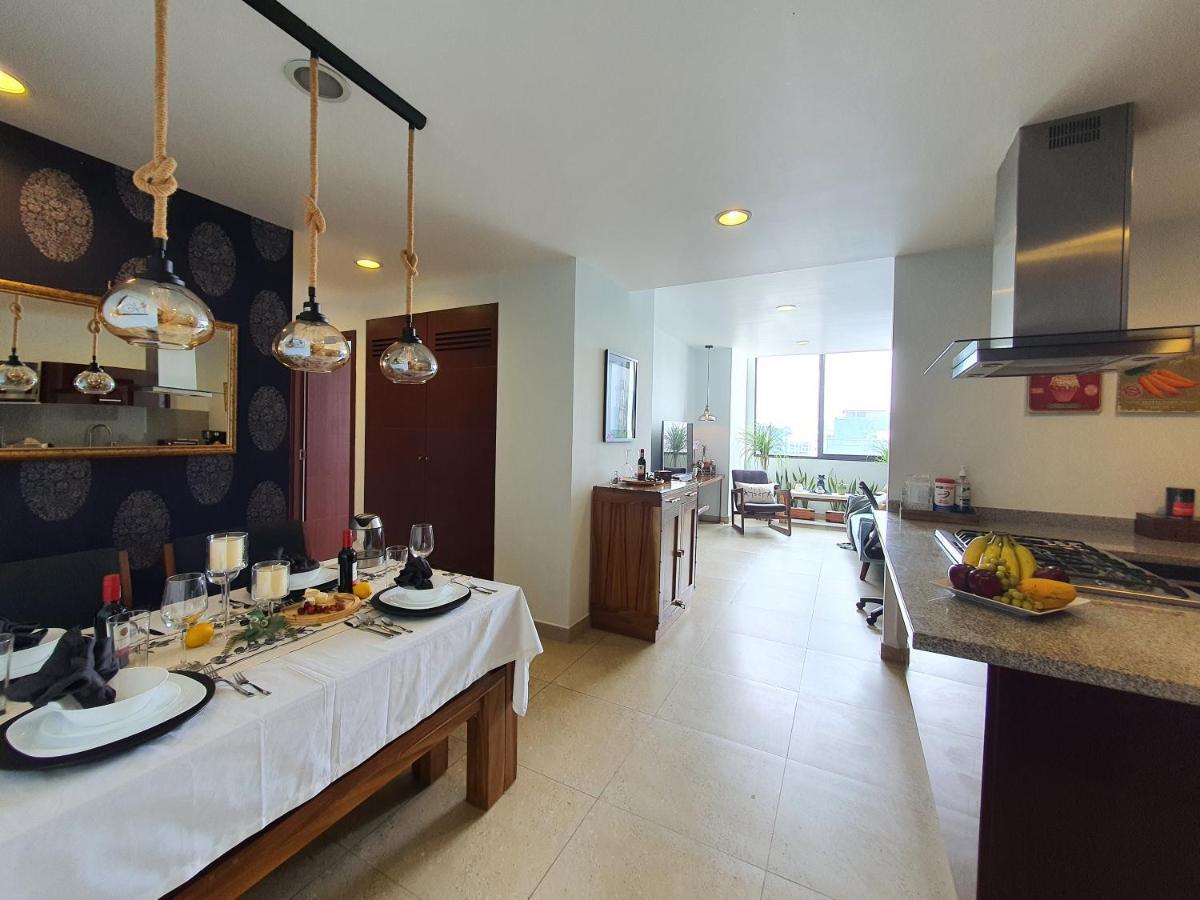 Blue Horse Apartment In New Polanco. Mexico City Ngoại thất bức ảnh
